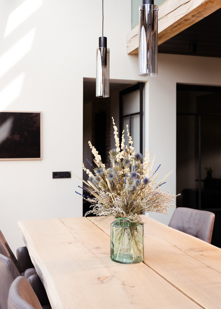 Bukett med torkade blommor "Green Forrest" | 60cm