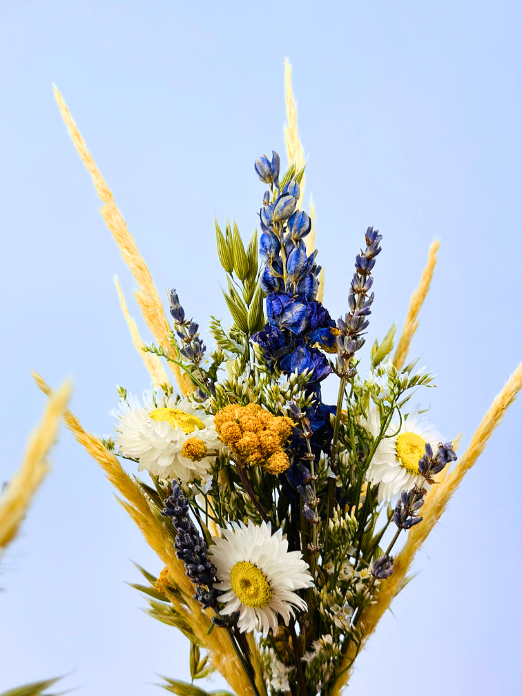 Bouquet di fiori secchi 'Vicky's flowers' - vaso incluso