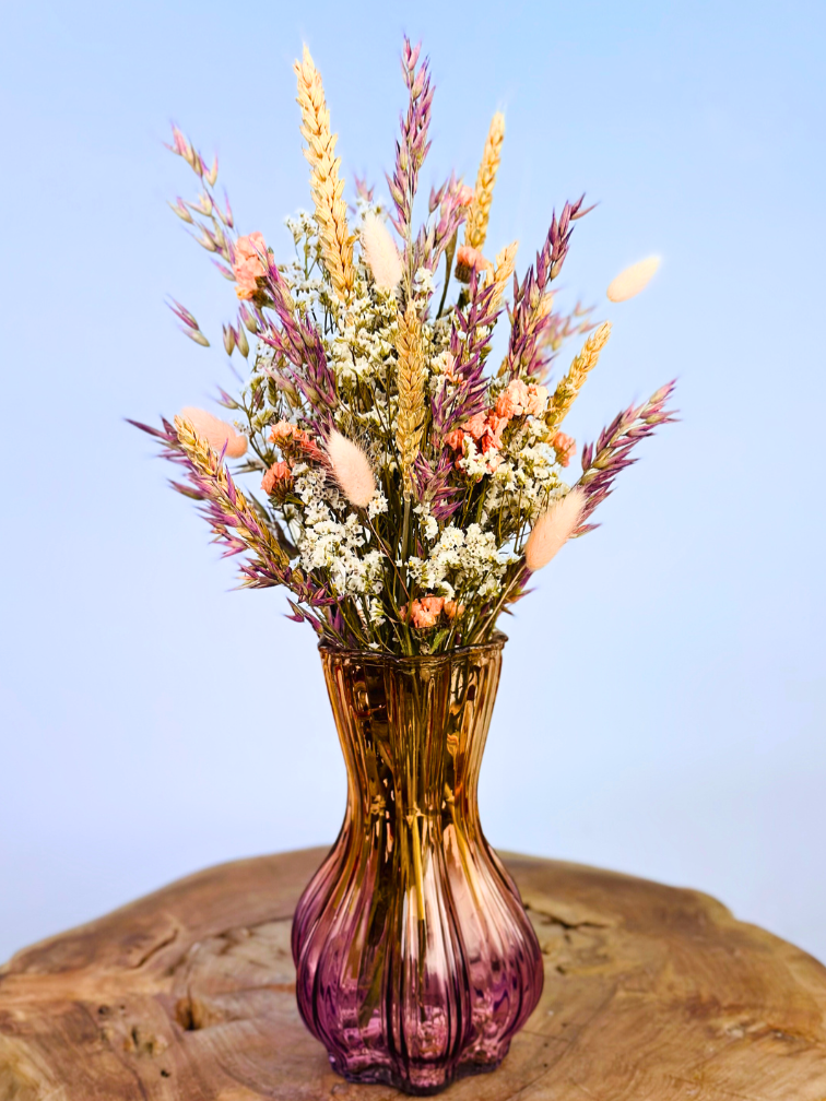 Ramo de flores secas "Flor de Rosella" - 45cm | incl. jarrón