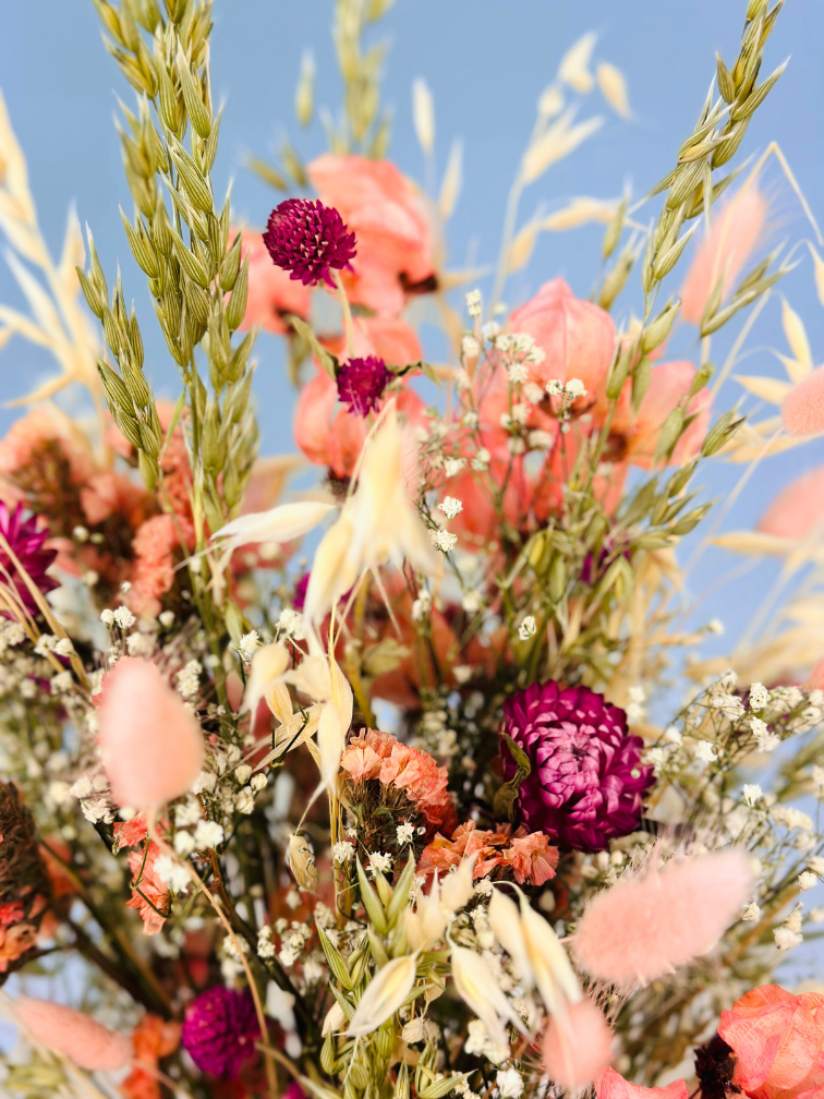 Ramo de flores secas "Pink Royal" | 50cm