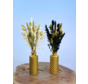 Mini ramo seco "Invierno dorado" - incl. jarrón | 30cm