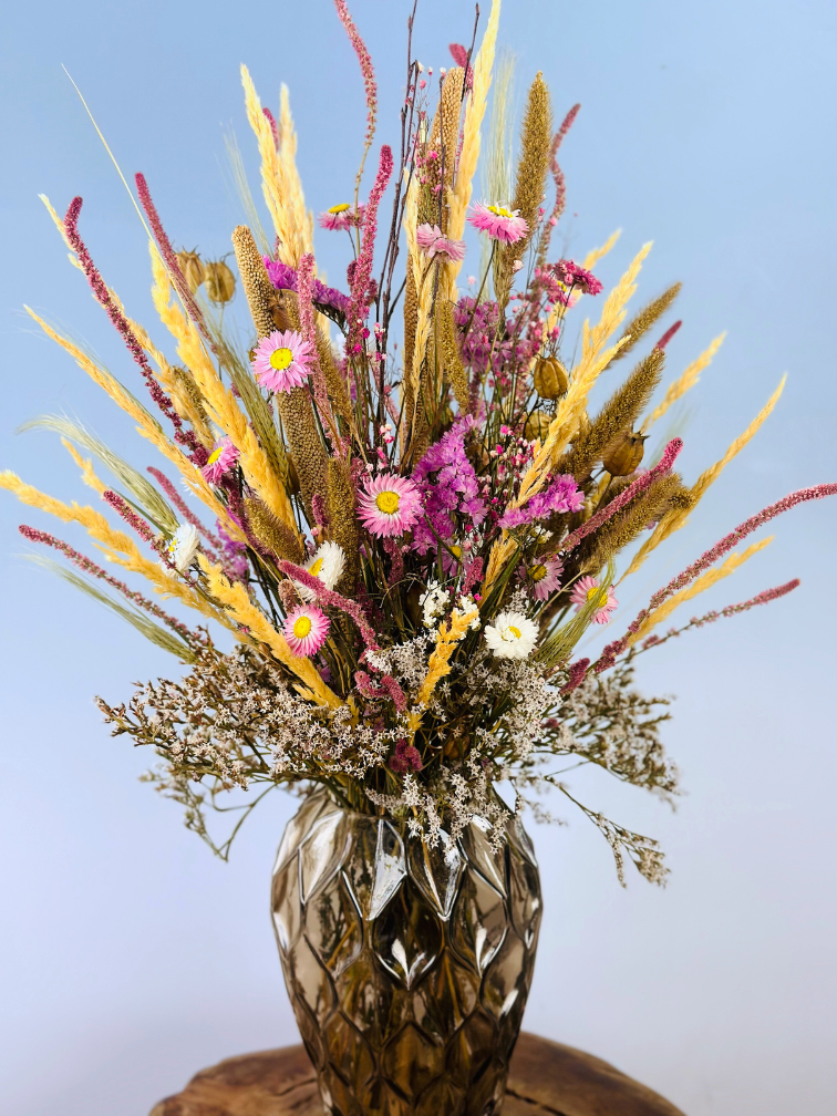 Trockenblumenstrauß "Sommerliebe" | 60cm - klein