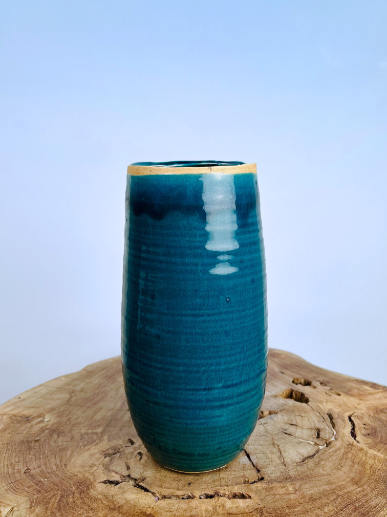 Ter Steege pot de fleurs Iris "bleu" | 26x12cm