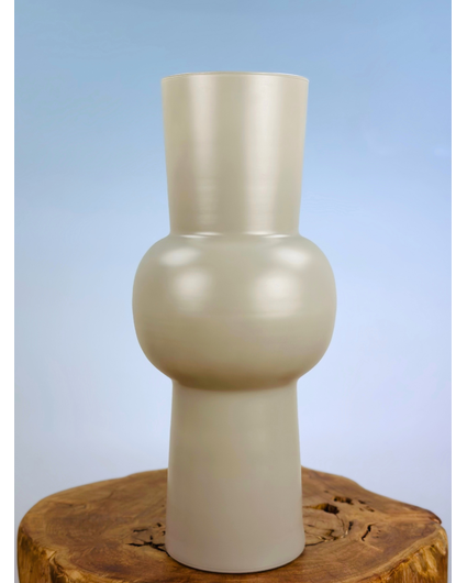 Jarrón 'treeday' gris pastel mate ø19cm - 45cm alto