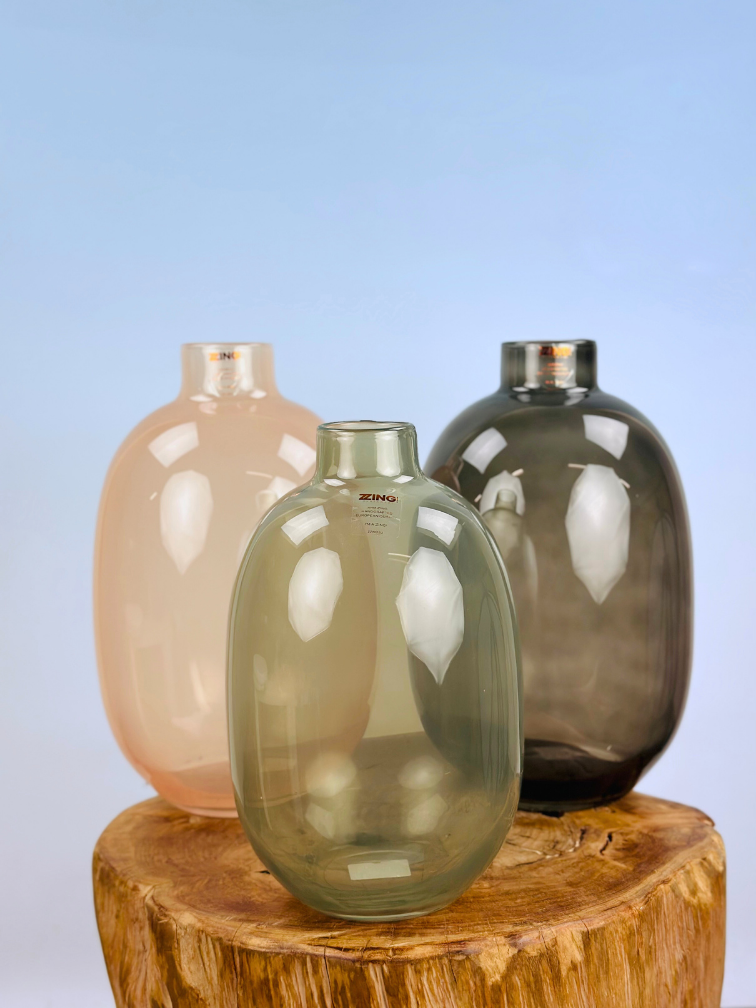 Vase à fumée "Orange" - ø20cm - 35cm