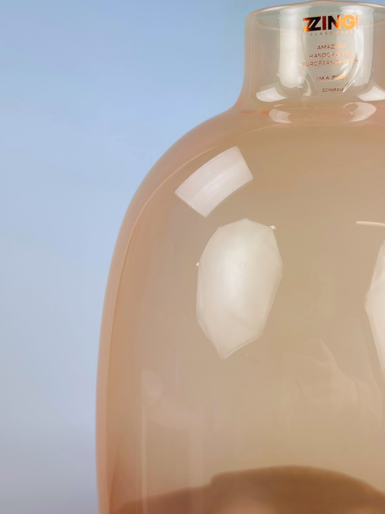 Jarrón ahumado "Naranja" - ø20cm - 35cm