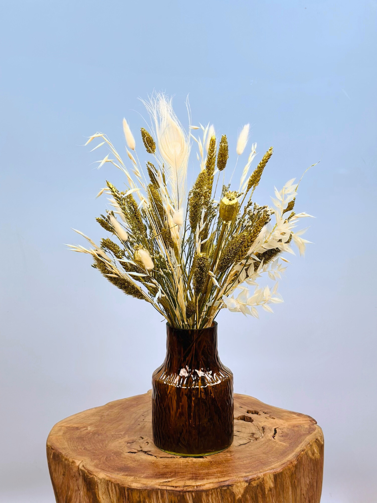 Ramo de flores secas "Oro de lujo" (Pequeño) | 45cm