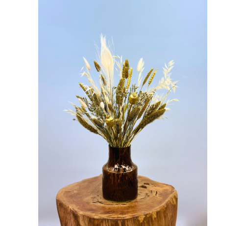 Bouquet de fleurs séchées "Luxury Gold" (Petit) | 45cm
