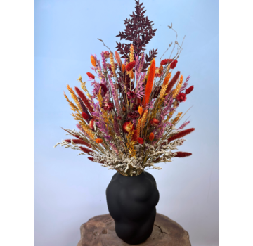Bouquet de fleurs séchées "Warm Sunset" (Grand) | 65cm