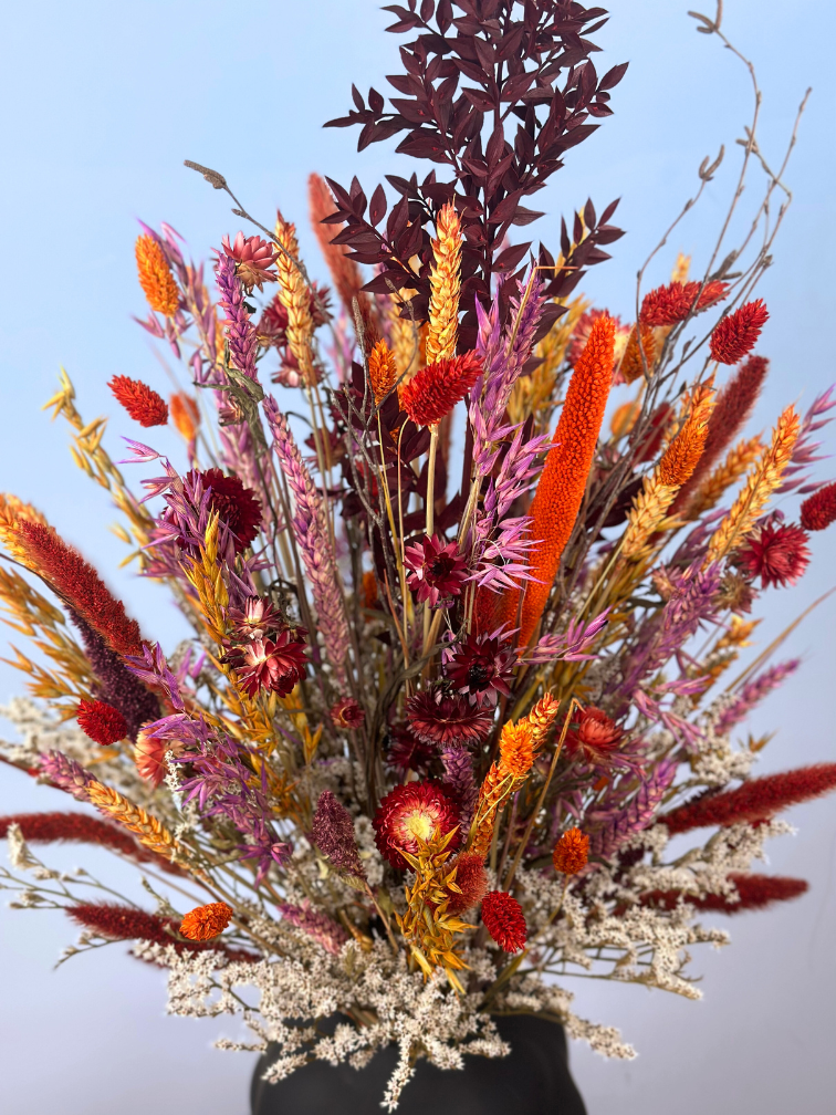 Bouquet di fiori secchi "Warm Sunset" (Grande) | 65cm