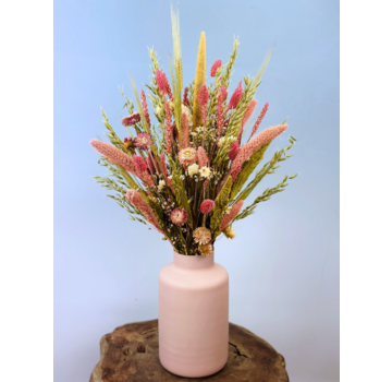 Bouquet di fiori secchi "Rosa Naturale" | 55cm