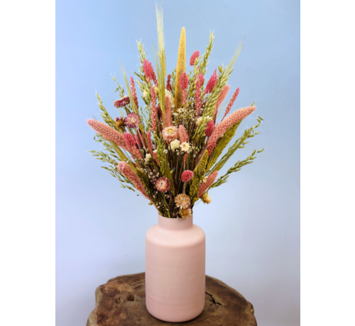 Bouquet di fiori secchi "Rosa Naturale" | 55cm
