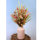Trockenblumenstrauß "Naturrosa" | 55cm