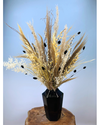 Dried flower bouquet "Cloudy Days" | 80 cm