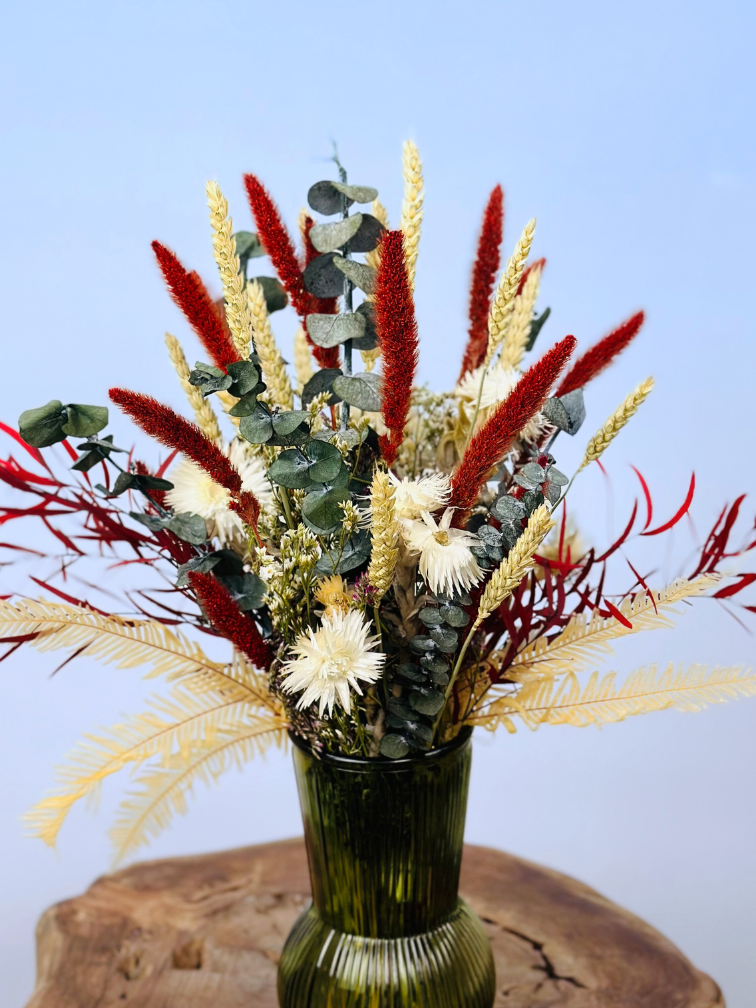 Bouquet di fiori secchi "Sweet Red" | 50 cm