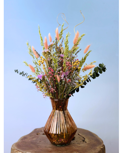 Dried flowers bouquet "Lady Isa" | 45cm