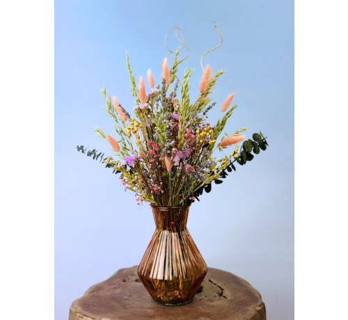 Dried flowers bouquet "Lady Isa" | 45cm