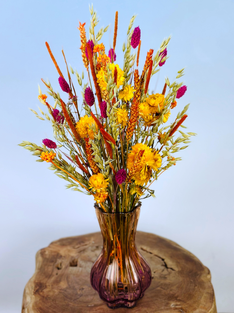 Trockener Strauß "Greetjes Flower Power" - 45cm