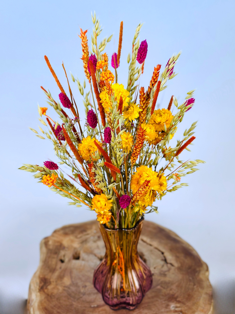 Trockener Strauß "Greetjes Flower Power" - 45cm