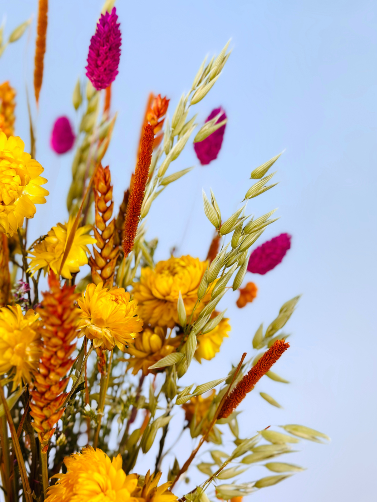 Dry bouquet "Greetjes Flower Power" - 45cm