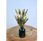 Bouquet de fleurs séchées "Royal Blue" mini incl. vase