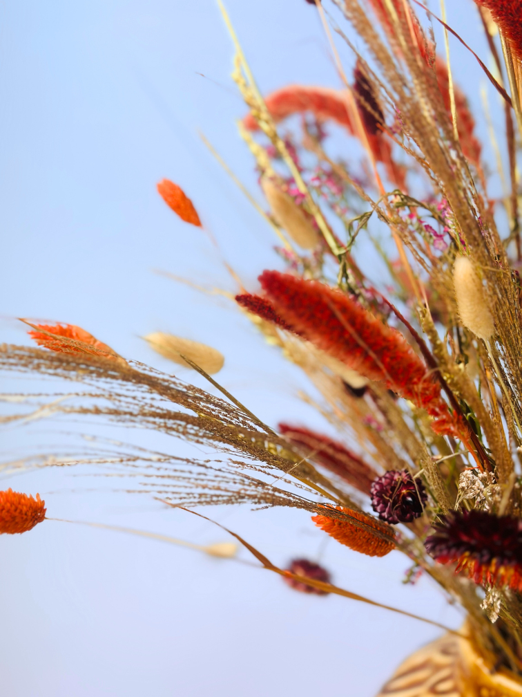 Ramo de flores secas "Otoño Modesto" | 80cm