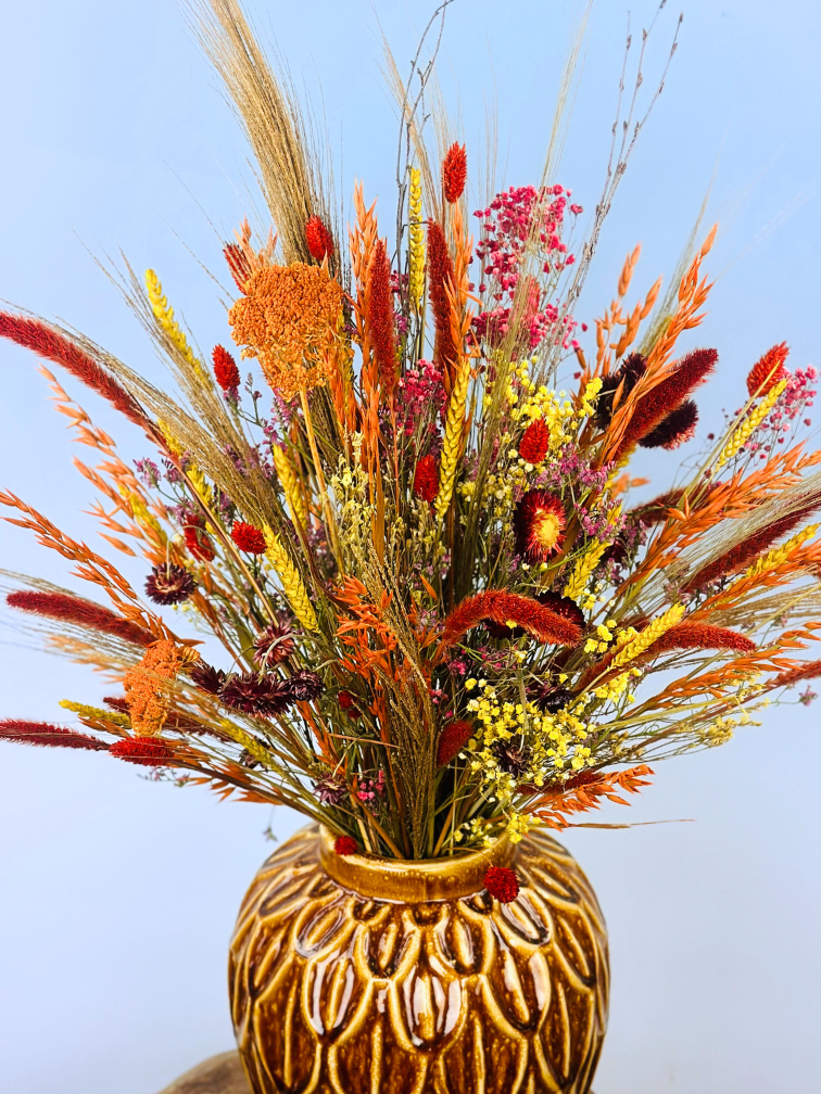 Bouquet de fleurs sèches "Cheering Autumn" | 85cm