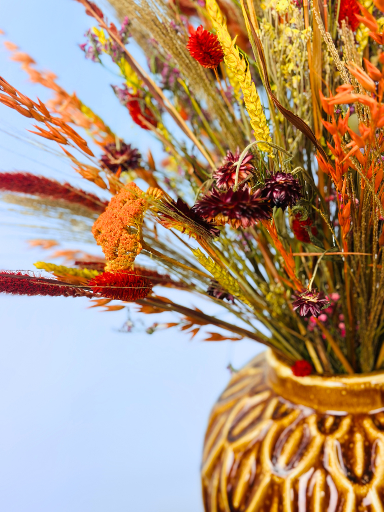 Dry flower bouquet "Cheering Autumn" | 85cm