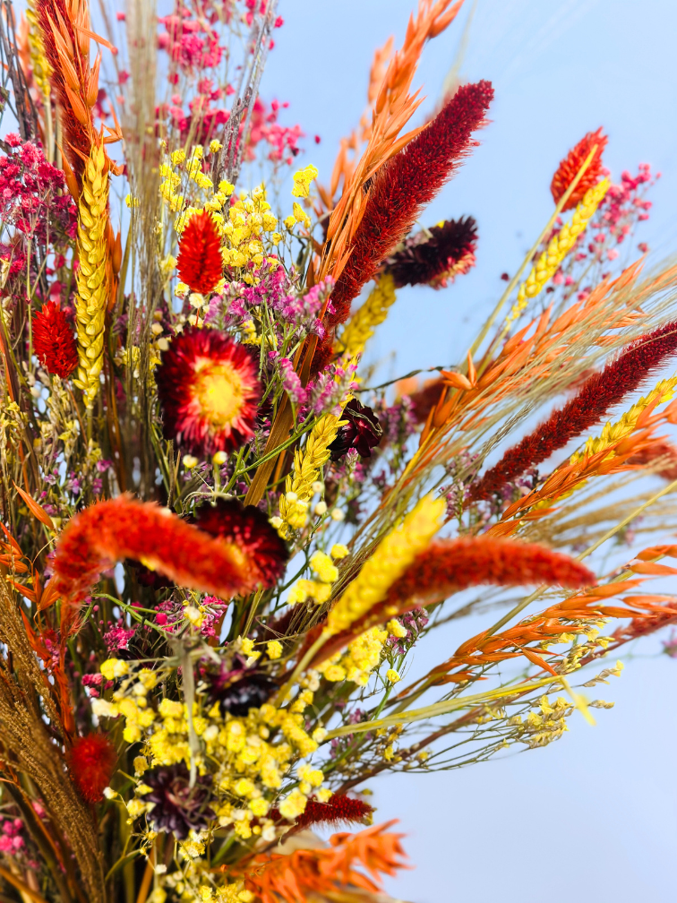 Bouquet di fiori secchi "Allegro Autunno" | 85cm