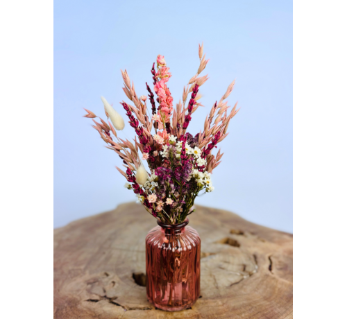 Mini-Bouquet "Dani's Wish" in bunten Vasen