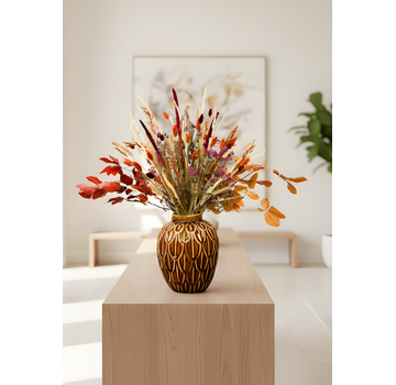 Bouquet de fleurs séchées "Couleurs de Joséphine" | 70 cm