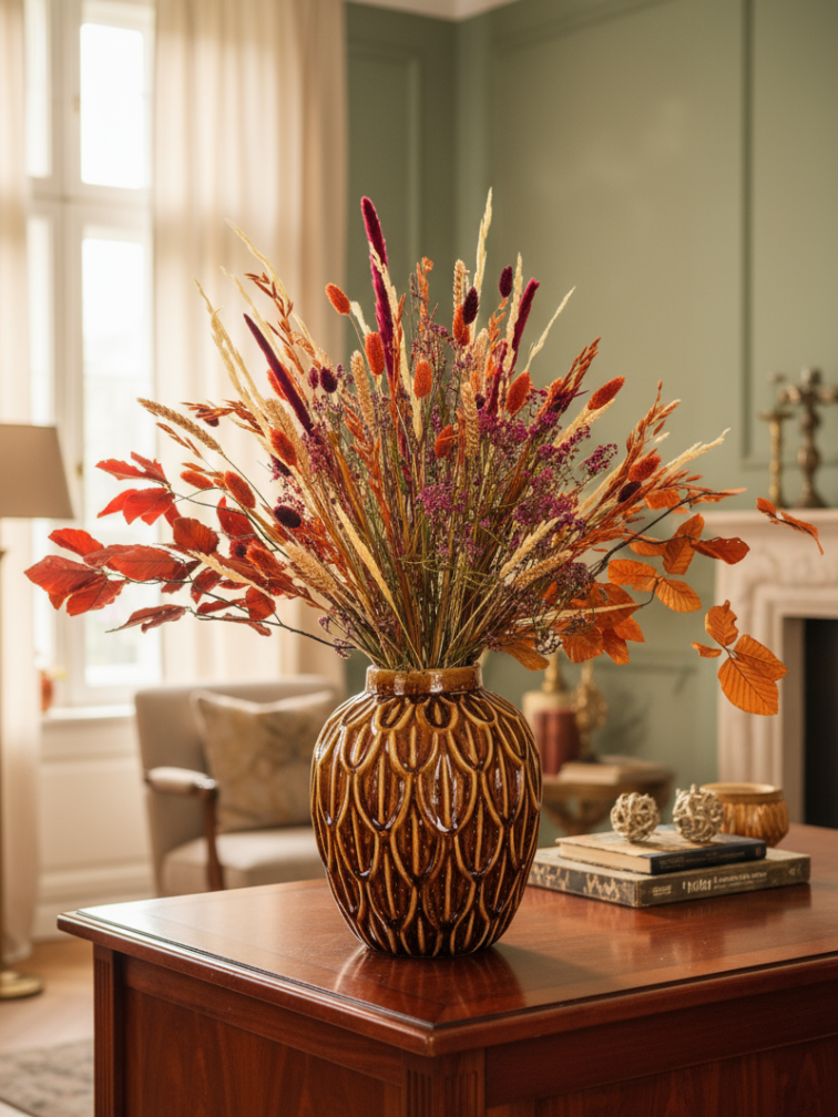 Bouquet di fiori secchi "I colori di Josephine" | 70 cm