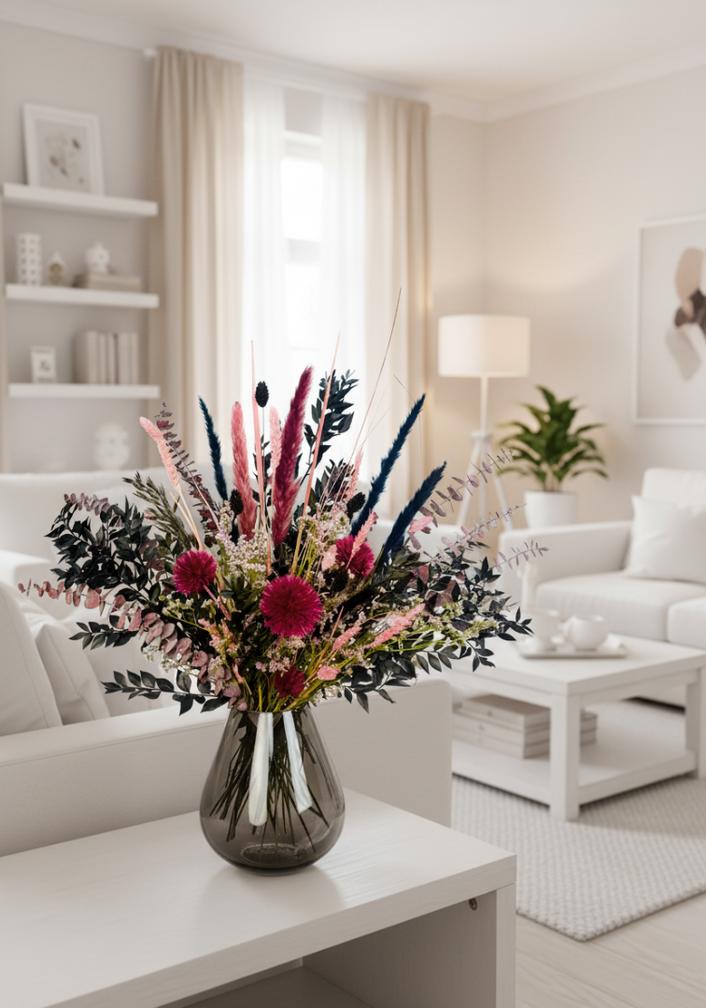 Bouquet of dried flowers "Luxury Night" | 50cm