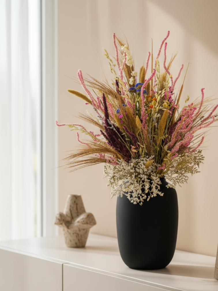 Bouquet de fleurs sèches "Love Nature" | 70cm