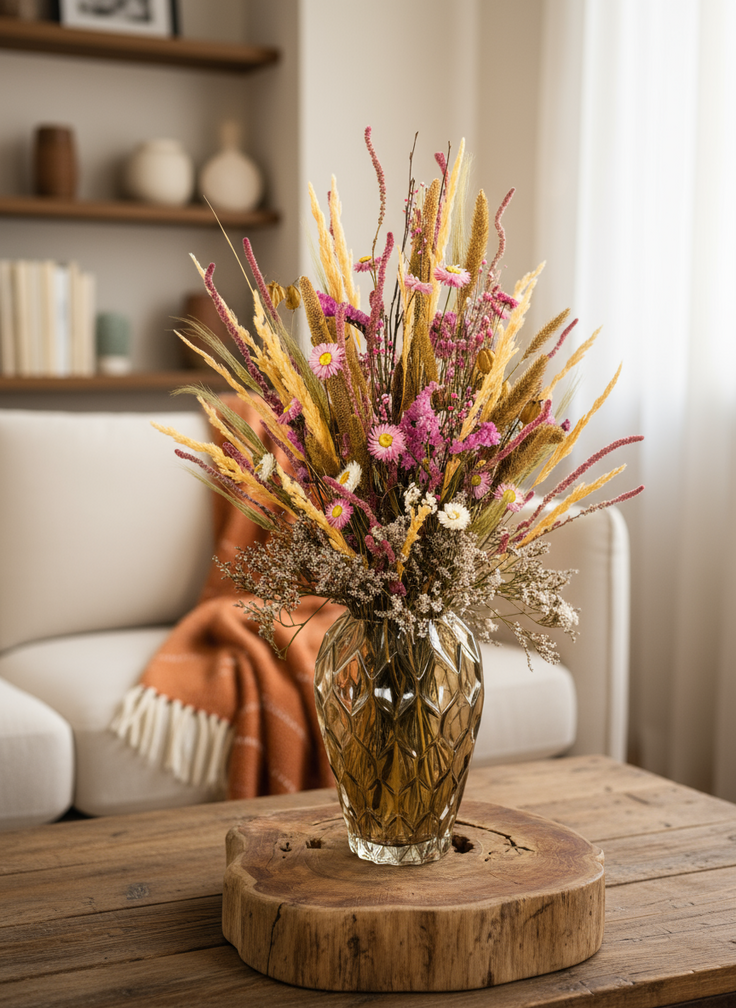 Ramo de flores secas "Amor de verano" | 60cm - pequeño