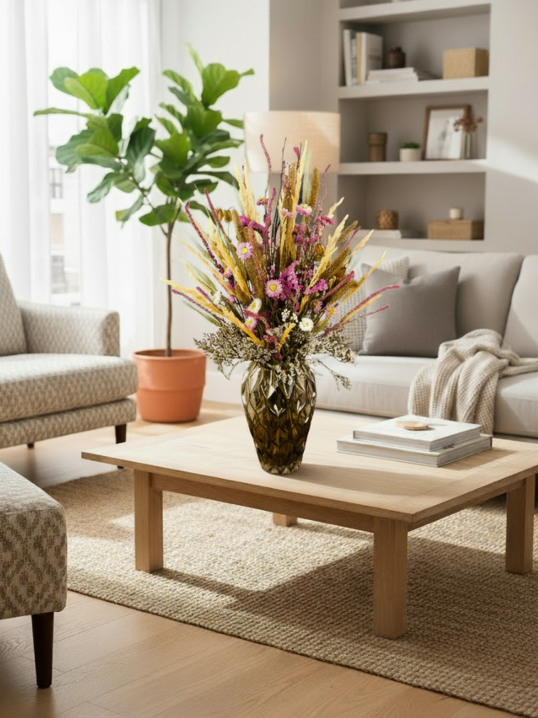 Trockenblumenstrauß "Sommerliebe" | 60cm - klein