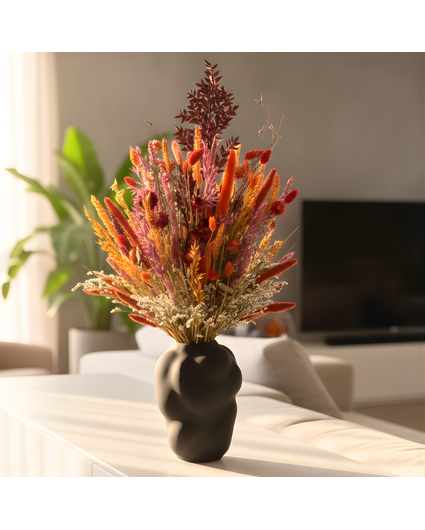 Bouquet di fiori secchi "Warm Sunset" (Grande) | 65cm