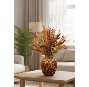 Bouquet di fiori secchi "Allegria d'autunno" | 85cm