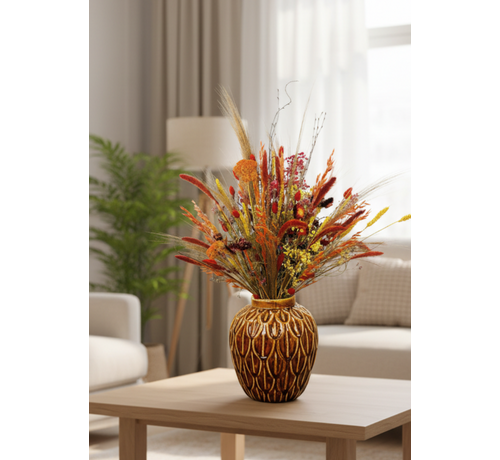 Ramo de flores secas "Alegre otoño" | 85cm