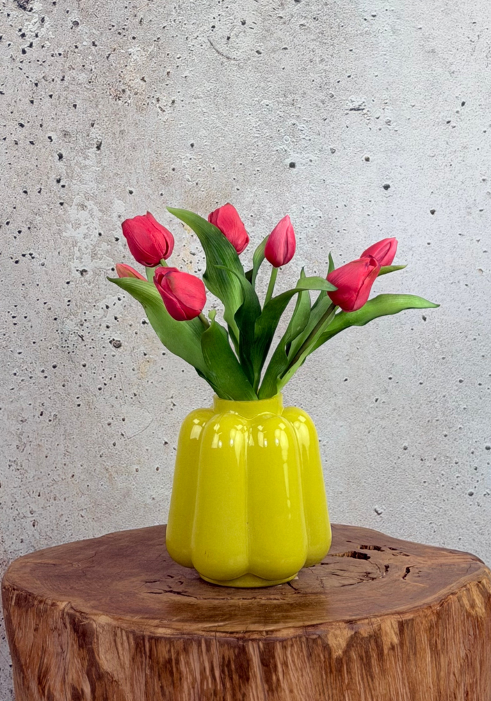 Tulipanes artísticos "Esplendor holandés" - fucsia | 30cm