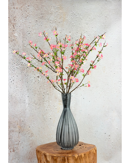 Bouquet de soie "Apple Blossom" - avec vase | 85cm