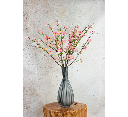 Seidenstrauß "Apfelblüte" - inklusive stilvoller Vase | 85cm