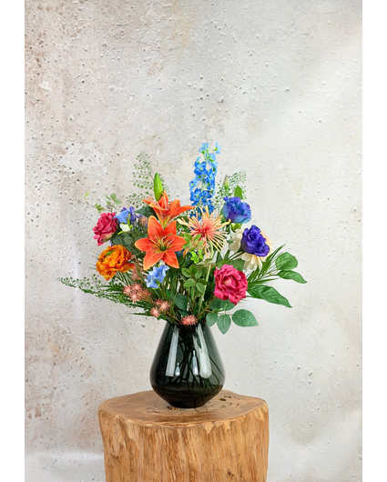 Bouquet de soie "Couleurs lumineuses" | 75cm