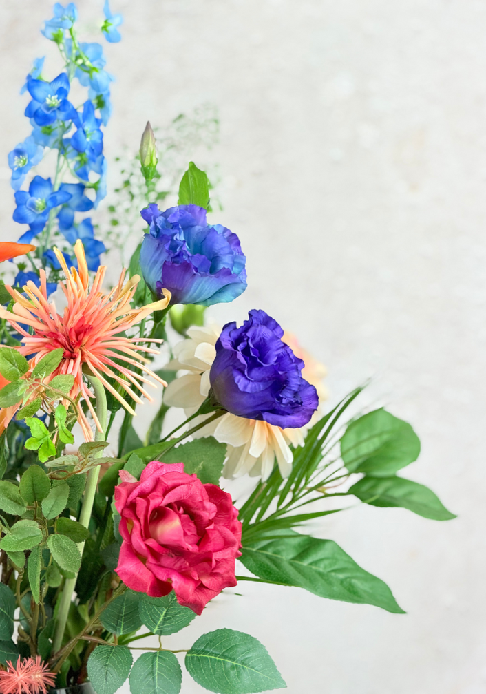 Silk bouquet "Luminous Colors" | 75cm