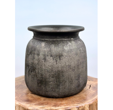 Blumentopf "grau" | ø24,5xH24,5cm