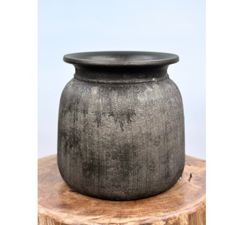 Blumentopf "grau" | ø24,5xH24,5cm