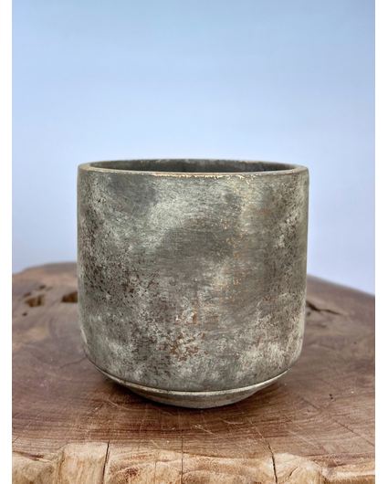 Vaso da fiori Ter Steege "grigio/oro" | 13x14cm