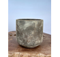 Maceta Ter Steege "gris/oro" | 13x14cm