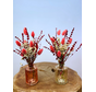 Bouquet de fleurs séchées "Roses de Rêve" avec vase | 30cm