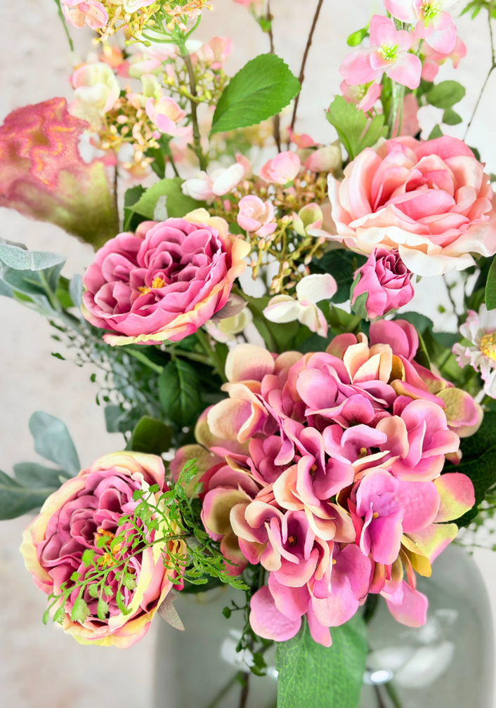 Bouquet di seta "Lovely Pink" | 75cm